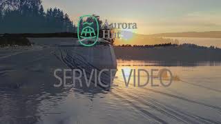 AuroraHut service video: Installing an electric motor and moving on the water