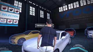Vroom Virtual Reality Auto Showroom - 360 Degree Immersive VR Development - 900lbs