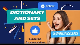 Day 5 -"Python Dictionary and Sets Explained" - Happy Coding