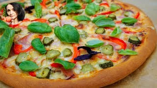 Пицца на ТОНКОМ Тесте. 🍕 | Нюансы приготовления