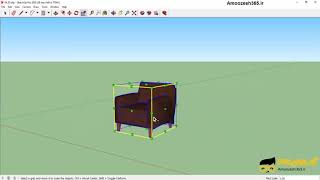 آشنایی با ابزار تغییر مقیاس Scale در نرم افزار اسکچاپ 2018 (2018 SketchUp )