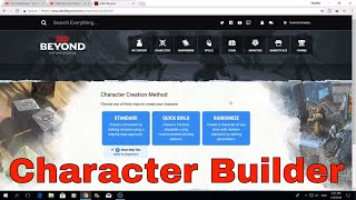 D&D Beyond: Character Builder Workshop
