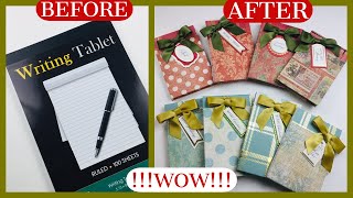 💰CRAFT FAIR GOLD MINE💰 Get Eight Notepads From One DOLLAR STORE Writing Tablet ⭐️⭐️GENIUS⭐️⭐️