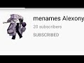 Insane shoutout to Menaes Alexonyt!