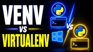 🆚 PYTHON VENV vs VIRTUALENV on WINDOWS (Beginner’s Guide)