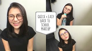 QUICK \u0026 EASY BACK TO SCHOOL MAKEUP LOOK | 開學妝容