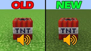 old vs new sound minecraft