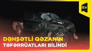 Ağır qəzada iki nəfər öldü, üç nəfər yaralandı