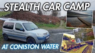 Stealth Car Camping at Coniston Water + Visit Motor \u0026 Bobbin Museum, Lakeland Railway Lake District