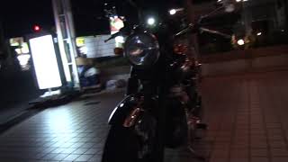 女性ライダー　美人ライダー　Kawasaki W400　カワサキ・W400　カフェレーサー　Cafe Racer　Suzuki GSX1300R HAYABUSA　スズキ・ハヤブサ