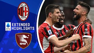 AC Milan vs. Salernitana: Extended Highlights | Serie A | CBS Sports Golazo