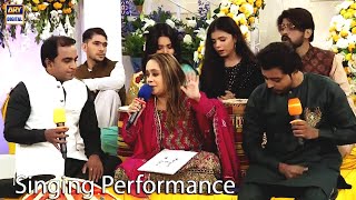 Live singing performance - Zara Dholaki Bajaao Goriyo - #GoodMorningPakistan