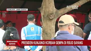Jokowi Tinjau Langsung Penanganan Korban Gempa di RSUD Sayang