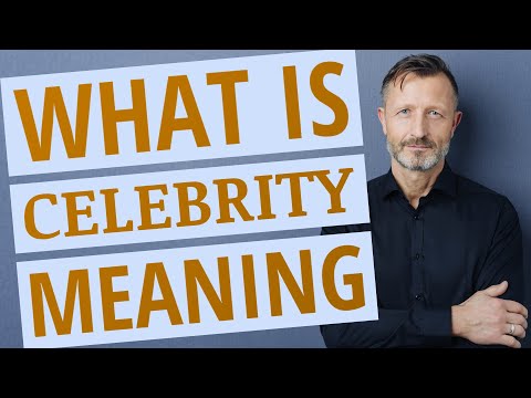 What is the root word for celebrity?
