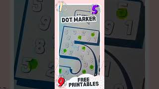 🎉 Free Dot Marker & Counting Sheets (0-9) for Preschoolers! 🎉@earlyedventures-c8i