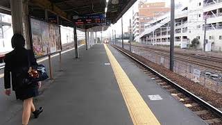 名鉄神宮前駅1番線　普通犬山行き到着