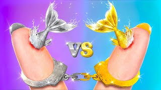 ¡Cómo Convertirse en Sirena en la Cárcel! Chica Oro vs Chica Plata