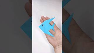 Easy paper fish 🐟 #shorts #origami #paperfish #fish