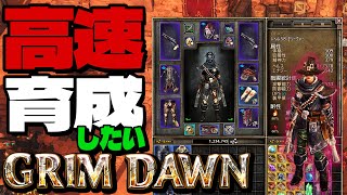 【GrimDawn】グリムドーン 高速レベル上げがしたい人必見!! 二丁拳銃新米デシーヴァー、グリドン師匠に訊く。その極意とは？ #grimdawn #ARPG #ハクスラ #vtuber