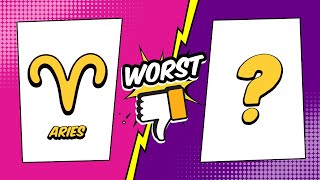 Aries Worst Match – The least compatible sign with Aries