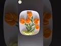 beautiful orange flower decoration shorts orange decoration