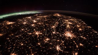 Som ET - 57 - Pale Blue Dot - ISS - Spectacular Aurora Borealis over Canada - 4K