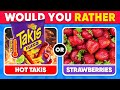 Would You Rather? 🍔🍟🥗  JUNK FOOD vs HEALTHY FOOD | Daily Quiz