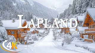 Winter Lapland 4K • Enchanting Winter Wonderland, Relaxation Film with Calming Music - 4K Video