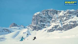 Sonnenskilauf im Skizentrum Schlick 2000