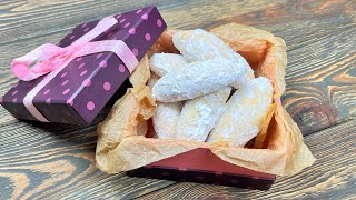 Пісочне ПЕЧИВО-РОГАЛИКИ  З ГОРІХАМИ. Віденські Рогалики 🍪 Vanillekipferl