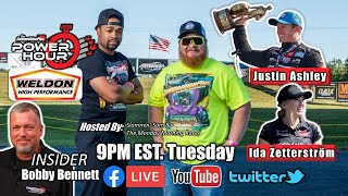 Power Hour #118 Top Fuel Drivers Justin Ashley \u0026 Ida Zettersrtrom