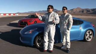 NISSAN 370Z VS GT-R TIME ATTACK BATTLE 1 OF 2 - JOURNALIST AGAINST IRL RACER