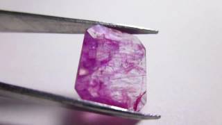 Bintang Stone Skylab Indonesia Certified Red Beryl Natural 3.25 Ct Emerald Zamrud Merah Sertifikat