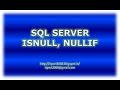 SQL Server Isnull and Nullif Example