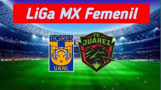 TUDN / Tigres Vs Juarez Live 🔴goles 2024 Liga MX Femenil