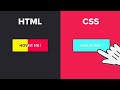 CSS HOVER EFFECT TUTORIAL in 8 Minutes