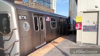 IRT BMT SUBWAY: R188, and R160, 7,N and W trains @ Queensboro Plaza