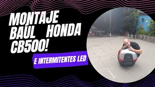 🏍️MONTO BAUL Y RENUEVO INTERMITENTES!!🏍️🧑‍🔧