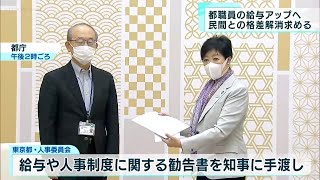 【都政】都職員の給与４年ぶり引き上げ勧告