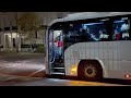 rare sighting off duty king’s guards board bus in their uniforms