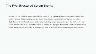 Module 2 Assignment: Task 1 – Scrum Framework Presentation