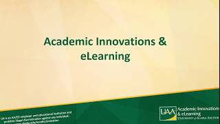 Learning Modules in Blackboard