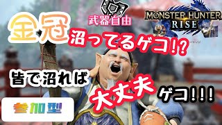 【モンハンライズ参加型】貴方の欲する金冠モンス出して差し上げます。マルチで遊ぶ！初見さん大歓迎！※概要欄必読