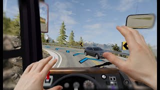 Почувствовал габариты! сложнейшая дорога на огромном автобусе BeamNG Drive