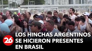 ARGENTINA CAMPEÓN DEL MUNDO | Los hinchas argentinos se hicieron presentes en Brasil