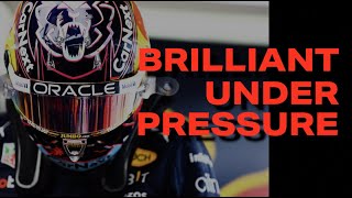 Max brilliant under pressure in F1 Miami by Peter Windsor