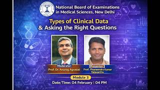 Module 3 - AI in Medical Education : Types of Clinical Data & Asking the Right Questions