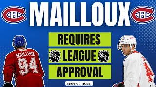 Habs Thoughts - Mailloux Requires League Approval