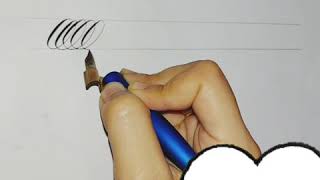 Basic Stroke- Oval Drill- Basic drill for copperplate calligraphy ❤