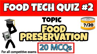 Food Preservation MCQs | FSO Exam MCQ | Fssai exams | CFSO \u0026 TO | State FSO